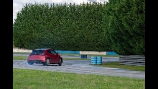 Toyota GR Yaris destroying all 4 tires on track [upl. by Koblick]