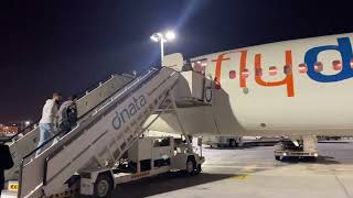 FlyDubai Economy Class Experience  Dubai to Tashkent [upl. by Kcirdlek]