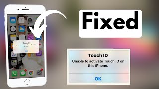 How To Fix Unable To Active Touch ID Error on iPhone amp iPad [upl. by Michaelina]