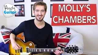 Kings of Leon  Mollys Chambers Guitar Lesson  EASY BEGINNER POWER CHORD SONG [upl. by Dorri]