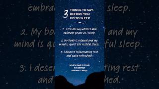 Sleep Affirmations To Find Peace amp Restsleepaffirmations positivemindset motivationalaffirmations [upl. by Laon]