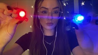 ASMR FAST eye exam follow my instructions [upl. by Norabal]