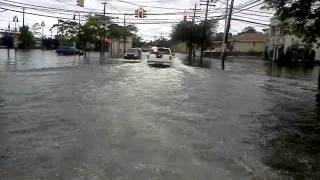 Lawson Blvd Oceanside NY  Hurricane Irene FLOODED Part 2 [upl. by Nerot]