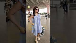 Shamita Shetty snapped at the airport [upl. by Eartha]