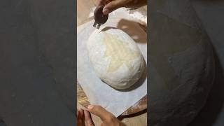 Stencilling Sourdough Bread Christmas Tree Design sourdough shorts sourdoughstencilling food [upl. by Alema]