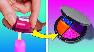 REUSE MAKEUP PRODUCTS  COOL MAKEUP HACKS AND BEAUTY TRICKS THAT MIGHT BE HELPFUL [upl. by Nivrae]