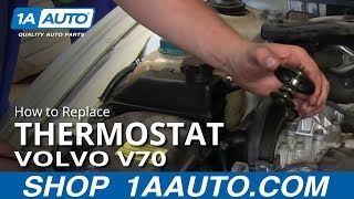 How To Replace Thermostat 0107 Volvo V70 [upl. by Fiann]