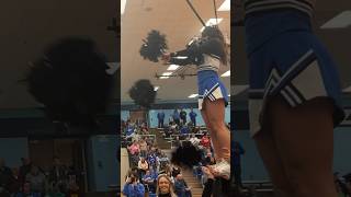 Would you throw pots poms at cheerleader youtubeshorts basketball highschoolbasketball [upl. by Dorman]