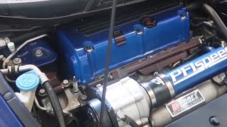 Rotrex Supercharged Civic Rips Over 400hp stock engine [upl. by Einahteb]