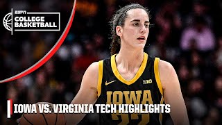 44 PTS for Caitlin Clark 😤 Iowa Hawkeyes vs Virginia Tech Hokies  Full Game Highlights [upl. by Edsel726]