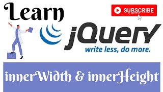 jQuery Lecture  50 InnerWidth amp InnerHeight Method Tutorial in Hindi  Urdu [upl. by Weisman]