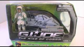 HASBRO TOP SECRET GI JOE RISE OF COBRA MOVIE TOYS [upl. by Frankhouse]