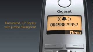 Gigaset A400 téléphone sans fil ave fonction mains libres [upl. by Llerruj]