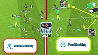 4 NEW ATTACKING TIPS 🌟😱  eFOOTBALL 2024 Mobile [upl. by Nnylrac]