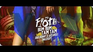 bum bum tam tam Bad Bunny ft Arcangel Remix Video Oficial [upl. by Novikoff]