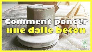 Comment poncer une dalle béton [upl. by Aicenaj]