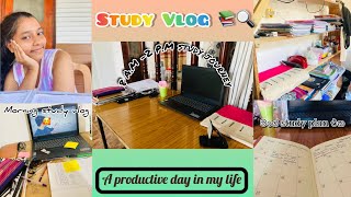 ආසාවෙන් පාඩම් කරන්න හිතෙන මගේ study plan එකA productive day in my lifeMorning study vlog 📚vlog [upl. by Deeann]