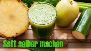 Saft selber machen  wir zeigen drei Möglichkeiten [upl. by Anayt]