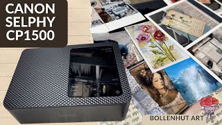 Canon Selphy CP1500  Photo Mini Drucker für Handys DEUTSCH ❤️ Bollenhut Art [upl. by Dnob398]