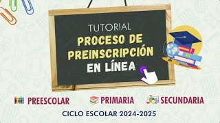 Videotutorial Preinscripciones En Línea 20242025 [upl. by Seif947]