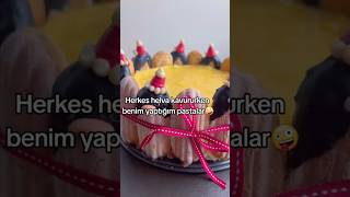 Penguen cake pratiktarifler baking yemektarifleri tarif cupcake cakedecorating pasta food [upl. by Eeltrebor]