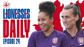 quotBeing in the Semi Finals is a GREAT Feelingquot  Jill Scott amp Demi Stokes  Lionesses Daily Ep 24 [upl. by Nelyahs]