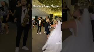 Armin Nicoara si Claudia fypシ゚viral wedding live duet bride love [upl. by Neral183]