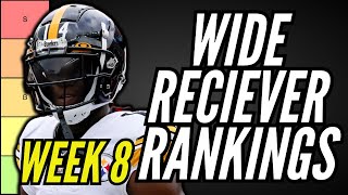 MUST START WRs for Week 8 Fantasy Football Tier List [upl. by Gretal220]