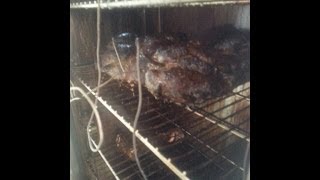 Pulled pork smoked on Masterbuilt electric smoker [upl. by Ettenirt]