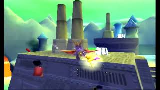 Spyro the Dragon 120 Complete WORLD 35 BONUS 2 GNASTY´S LOOT PlayStation One 1368 GamePlay [upl. by Lenahtan]