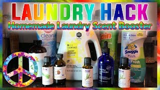 Laundry Hack  Homemade Laundry Scent Booster Using Essential Oils [upl. by Enaid929]