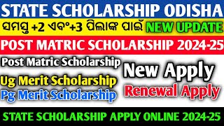 State Scholarship 202425 New Update Post Matric Scholarship New Apply amp Renewal Apply Online 202425 [upl. by Aicrag]