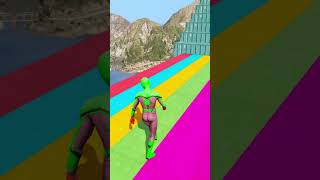 GTA 5 Epic Ragdolls  SpiderMan JumpsFails ep 389 [upl. by Niawat25]