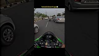 Zx10r vs KTM Duke Hyper Ride Gone Wrong 🥺shorts bike zx10r ktmduke390 hyperride dragrace sho [upl. by Anahsal]