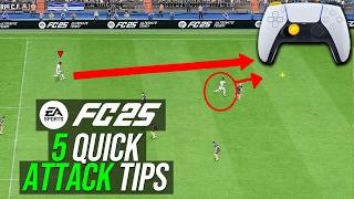 EA FC 25  5 BEST ATTACKING TIPS TO INSTANTLY IMPROVE amp SCORE MORE GOALS amp WIN MORE [upl. by Pedersen]