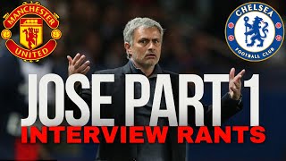 Jose Mourinho’s MOST SAVAGE Interview Rants EVER 🤯🔥 Part 1 [upl. by Yakcm]