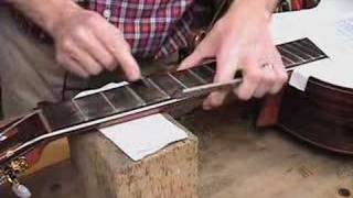 Fret Dressing and SetUp for Classical guitar [upl. by Milstone]