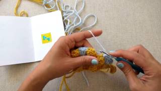 A Little C2C Crochet Yarn Trick [upl. by Aerdnac990]