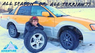 All Terrain vs All Season Tires A Review for your Subaru [upl. by Sialac]