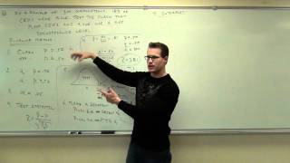 Statistics Lecture 83 Hypothesis Testing for Population Proportion [upl. by Akeber208]