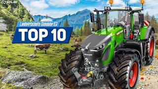 LS22 TOP 10 MAPS für den Farming Simulator 22  die besten Karten für den LandwirtschaftsSimulator [upl. by Flip]