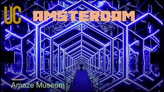 BREATHTAKING Amaze Amsterdam an Immersive Audiovisual Experience Amsterdam Netherlands [upl. by Hnim174]