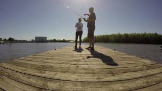 Bayou Segnette State Park Shore Fishing [upl. by Welsh]