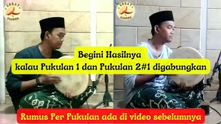 Gabungan Pukulan 1 dan Pukulan 21 l belajar hadroh jd lebih Mudah [upl. by Aronek]