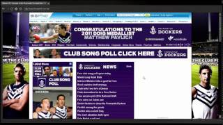 New Fremantle Dockers Theme Song Eskimo Joe FREO [upl. by Danielson12]