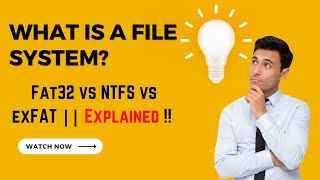 What is File system Fat32 vs NTFS vs exFAT  Explained in 2023 [upl. by Davy]