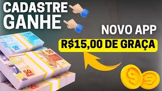 NOVO CADASTRE E GANHE  GANHE 15 REAIS GRÁTIS  BANCO PAGANDO POR CADASTRO E GANHE POR INDICAÇÃO [upl. by Ahsieyn201]