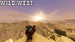 Turning Minecraft Into a Wild West Exploration Game  Distant Horizons  Shrimple Shaders [upl. by Connolly573]