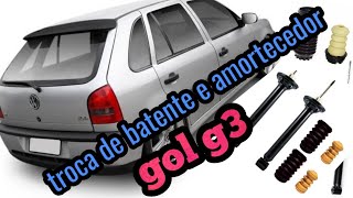 Troca de batente e amortecedor gol g3 [upl. by Akirdnahs]