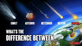 What are Comets Asteroids Meteoroids Meteors Fireballs amp Meteorites  Animation [upl. by Laumas]